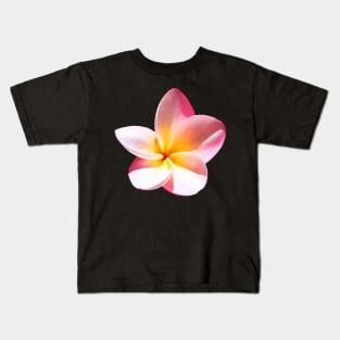 Pink Plumeria Kids T-Shirt